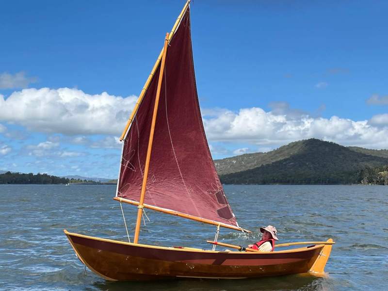 Oughtred Whilly Boat and trailer