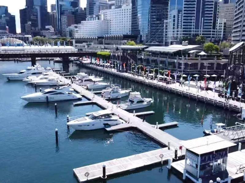 SYDNEY HARBOUR CITY MARINA BERTHS COCKLE BAY WHARF - DARLING HARBOUR