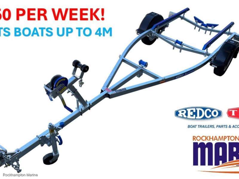 REDCO RE1213 GALVANISED BOAT TRAILER TO SUITS BOATS UP TO 4M!!